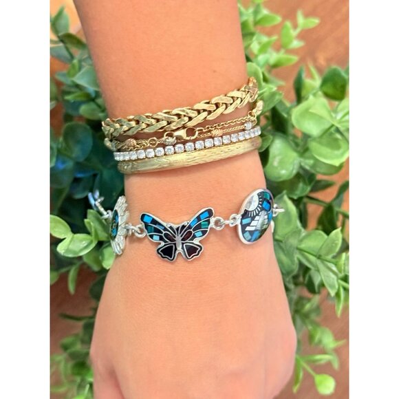 925 Mexico Butterfly/Sun Bracelet - Picture 6 of 6